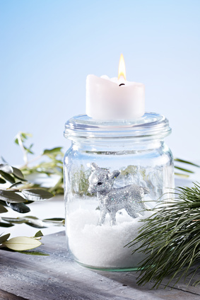 DIY Christmas jar craft