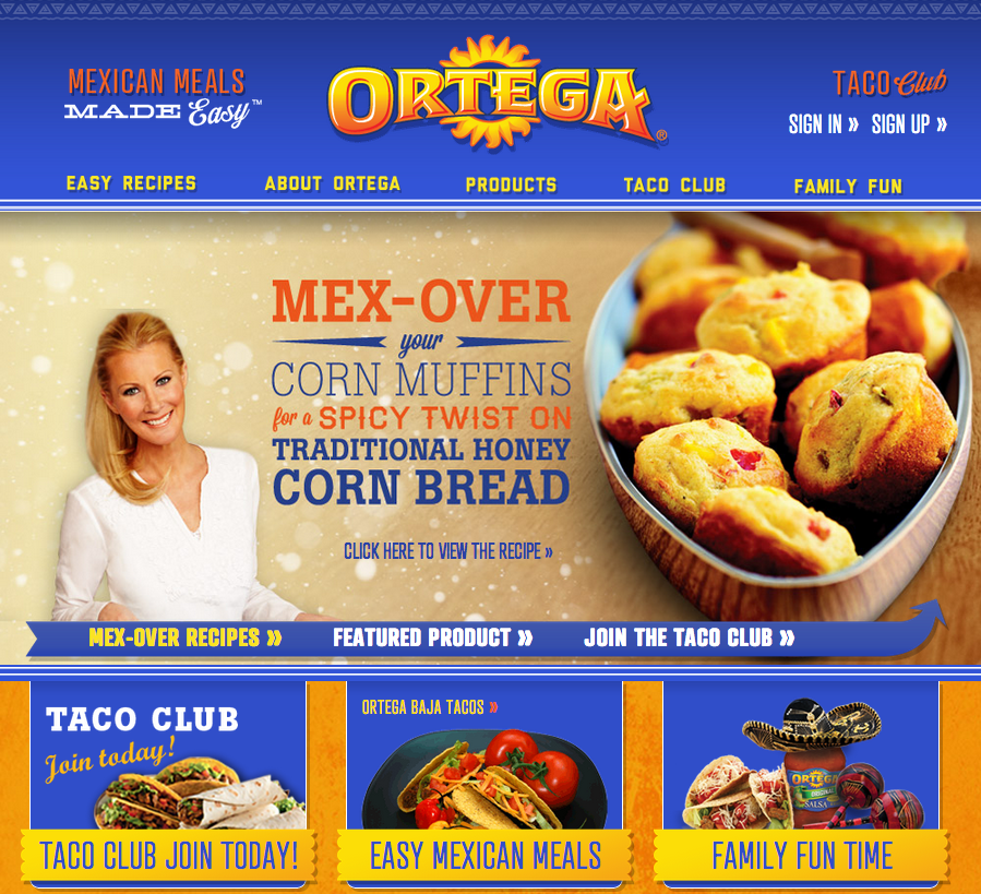 ortega website sandra lee