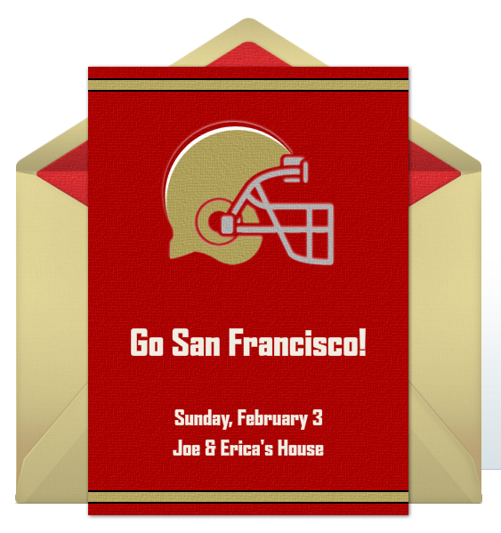 super bowl invite