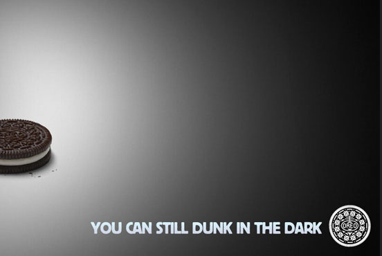 oreo dunk in the dark real time marketing
