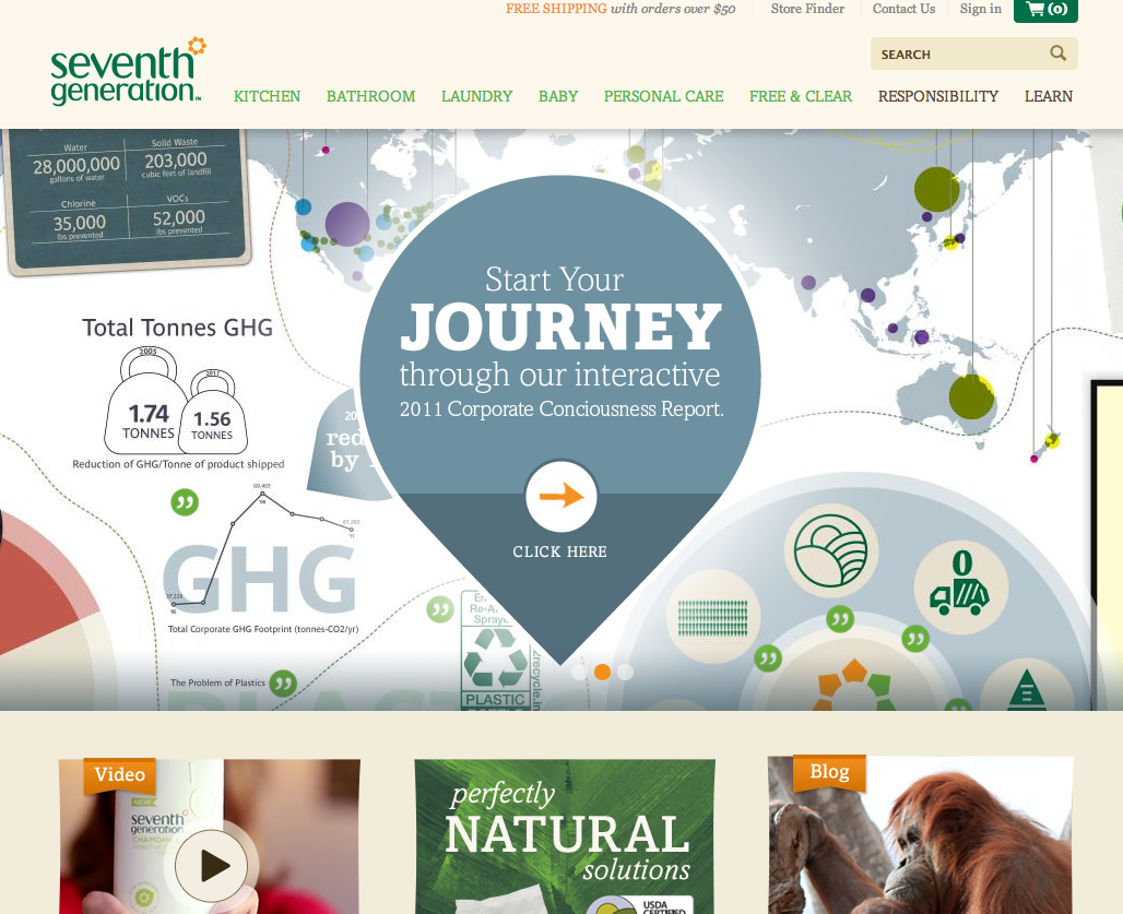 seventh generation site 