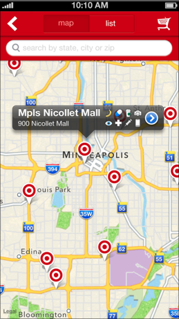 target app local context