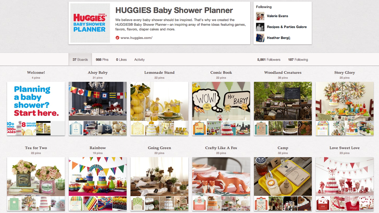 baby shower planner