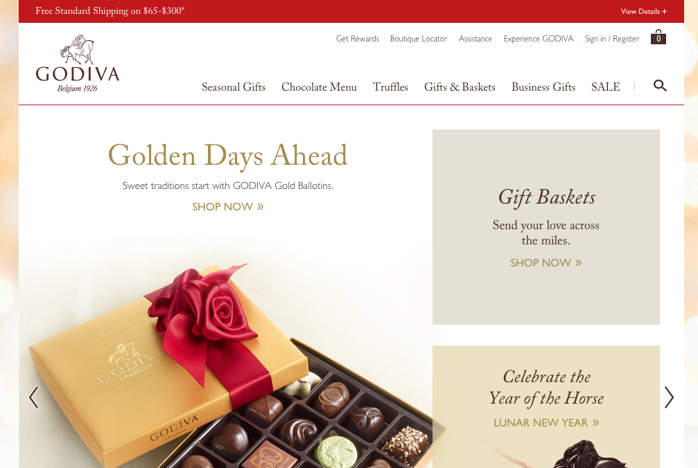 godiva chocolate women