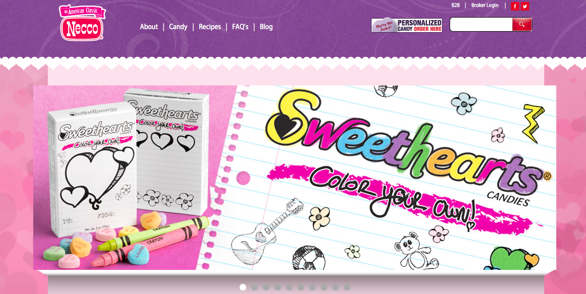 necco candy sweethearts 