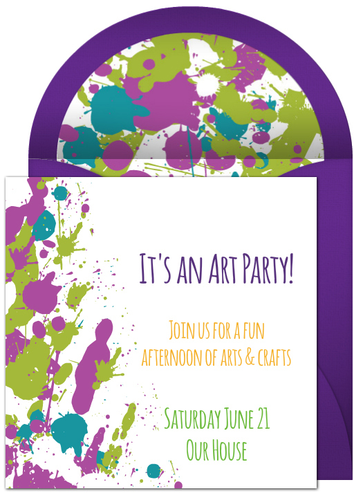 free online invitation birthday party