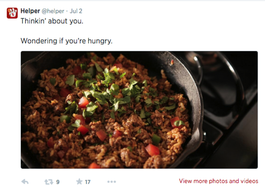 Hamburger Helper on Twitter