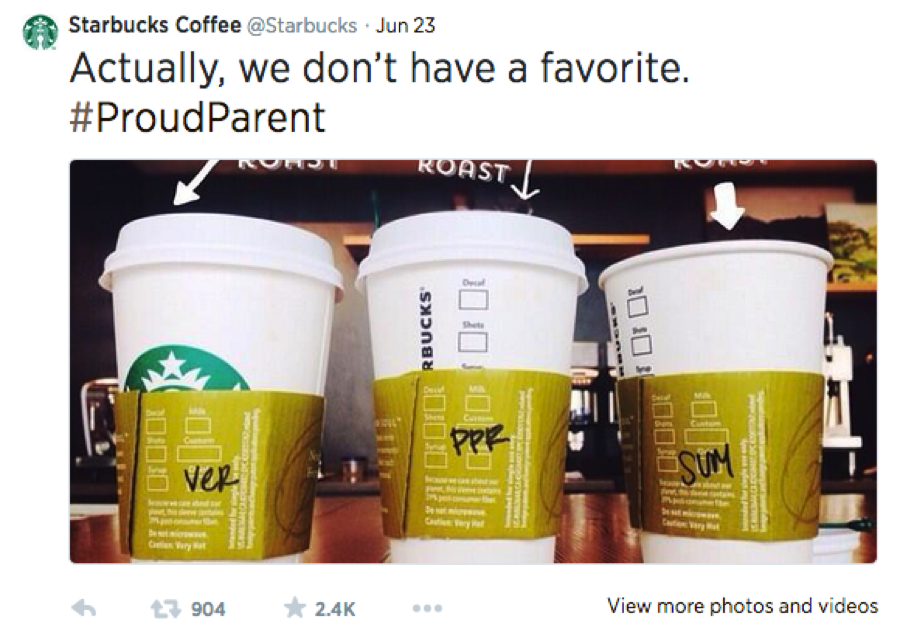 Starbucks on Twitter