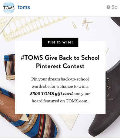 toms instagram back to school