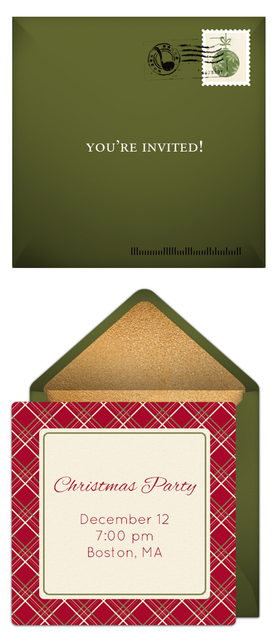 Free Christmas party invitations