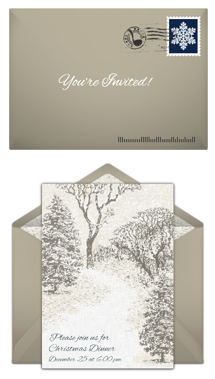 Free Christmas party invitations