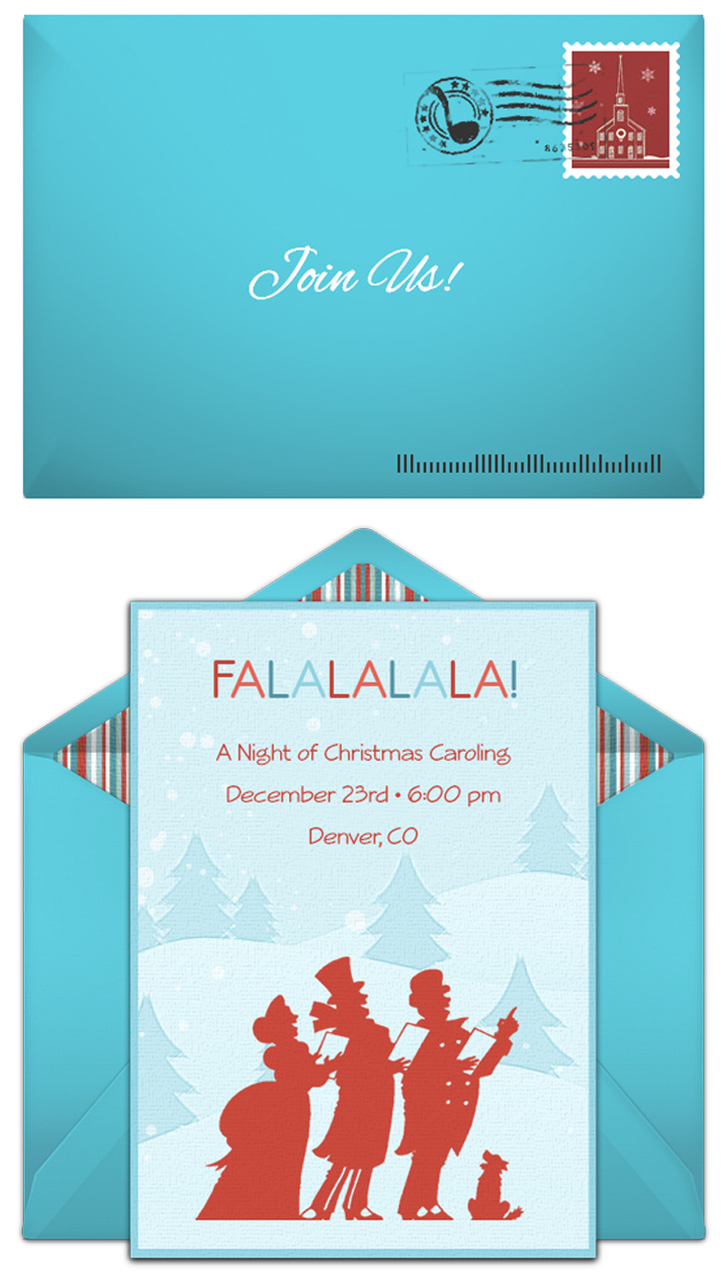 Free Christmas party invitations