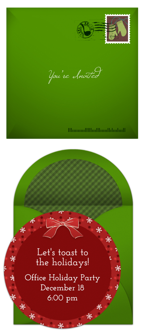 Free Christmas party invitations