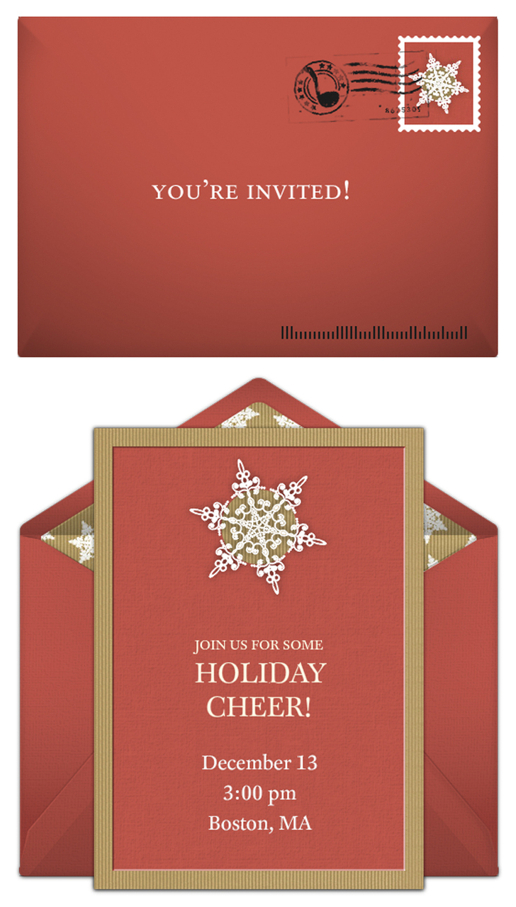 Free Christmas party invitations
