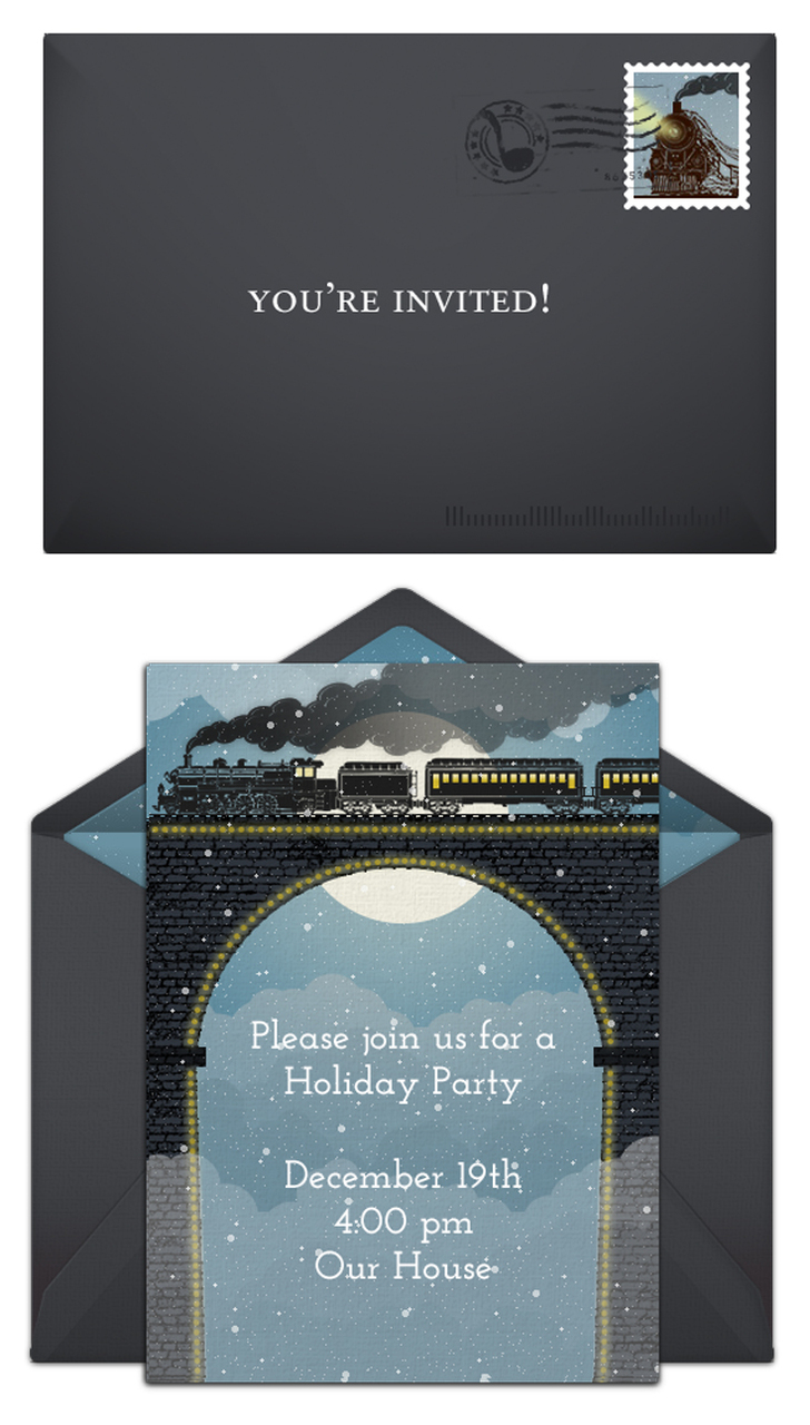 Free Christmas party invitations