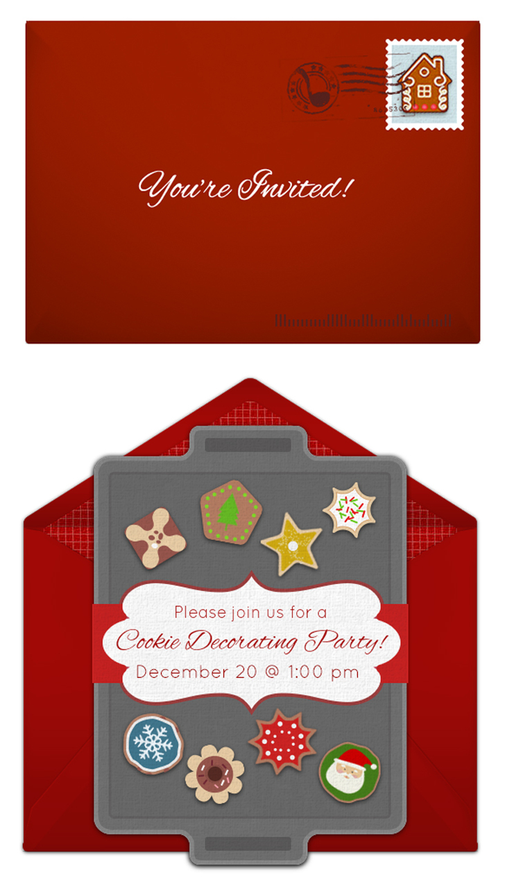 Free Christmas party invitations