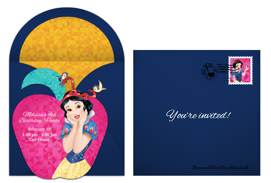 Free Snow White Online Invitation